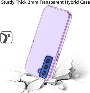 Ultra Hybrid Transparent Case for Samsung Galaxy S23 Plus - Purple