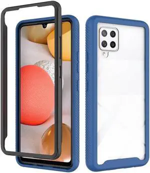 Tough Fusion-X 2-Piece Hybrid Armor Case for Samsung Galaxy A42 5G - Blue