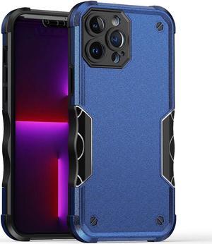 Military Grade Shockproof Hybrid Armor Case for iPhone 14 Pro Max - Blue