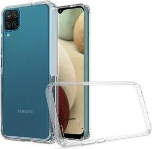 Fusion Shield Tough Snapon Case for Samsung Galaxy A12  Clear