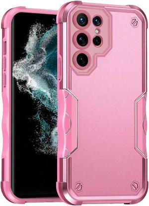 Military Grade Shockproof Hybrid Case for Samsung Galaxy S23 Ultra - Pink