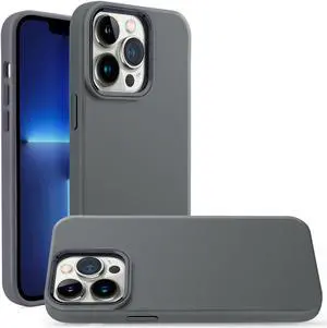 Nano Liquid Silicone Case for iPhone 14 Pro Max - Grey