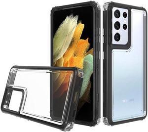 Atomic Shockproof Hybrid Case for Samsung Galaxy S21 Ultra 5G - Black