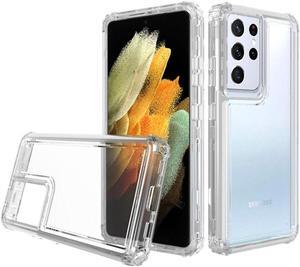 Atomic Shockproof Hybrid Case for Samsung Galaxy S21 Ultra 5G - Clear