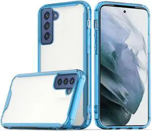 Shockproof Fusion Shield Tough Snap-on Case for Samsung Galaxy S22 Plus 5G - Blue