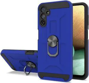 Dynamic Dual Layer Hybrid Case with Ring Grip for Samsung Galaxy A14 5G - Blue
