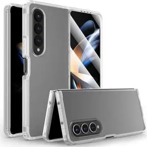 Shade Series Hybrid Case with Integrated Screen Protector for Samsung Galaxy Z Fold 4 - Frost Clear