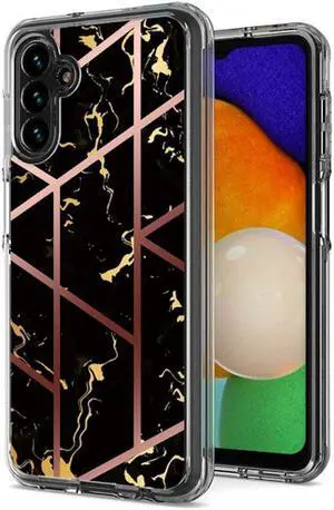 Marble Series Dual Layer Designer Case for Samsung Galaxy A13 5G - Black Gold