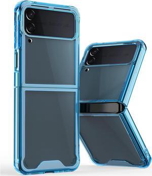 Clarity Collection Transparent Case for Samsung Galaxy Z Flip 3 5G - Blue