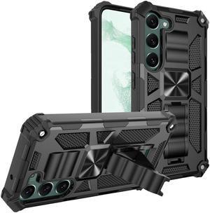 Military Grade Tough Ultra Rugged Hybrid Case for Samsung Galaxy S23 - Black