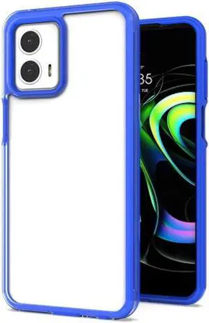 Translucent Series Hybrid Case for Motorola Moto G 5G 2023 - Blue