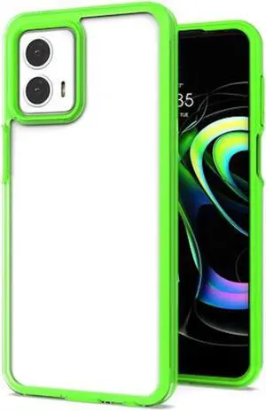 Translucent Series Hybrid Case for Motorola Moto G 5G 2023 - Green