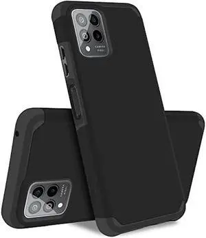 MetKase Drop Tested Air Cushion Hybrid Case for T-Mobile REVVL 6 Pro 5G - Black