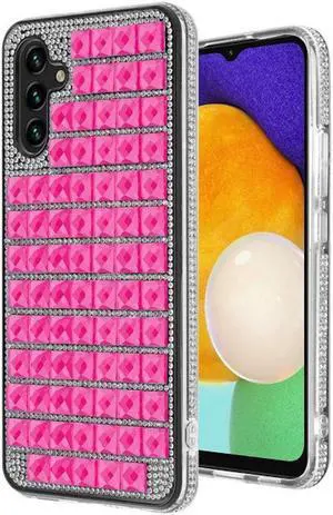 Diamond Series Crystal Rhinestones Case for Samsung Galaxy A13 5G - Pink