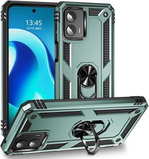Military Grade Hybrid Case with Ring Grip for Motorola Moto G 5G 2023 - Green