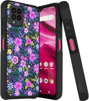 MetKase Drop Tested Air Cushion Hybrid Case for T-Mobile REVVL 6 Pro 5G - Mystical Floral Boom