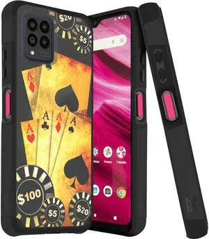 MetKase Drop Tested Air Cushion Hybrid Case for T-Mobile REVVL 6 Pro 5G - Ace