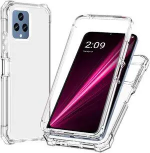 Military Grade Rugged Hybrid Case for T-Mobile REVVL 6 5G - Clear