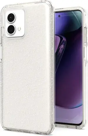 Stardust Glitter Hybrid Case for Motorola Moto G Stylus 5G 2023 - Clear