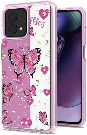Karat Series Hybrid Case for Motorola Moto G Stylus 5G 2023 - Butterfly