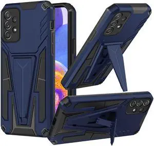 Transformer Hybrid Case with Kickstand for Samsung Galaxy A23 5G - Navy Blue