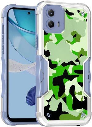 Military Grade Shockproof Hybrid Armor Case for Motorola Moto G 5G 2023 - Camouflage