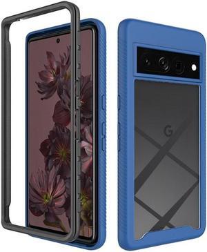 Transparent Hybrid Case for Google Pixel 7 Pro - Blue