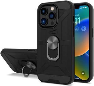 Dynamic Dual Layer Hybrid Case with Ring Grip for iPhone 14 Pro - Black