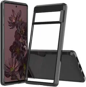 Fusion Shield Tough Snap-on Transparent Case for Google Pixel 7 Pro - Black