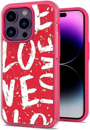 Karat Series Hybrid Case for iPhone 14 - Love