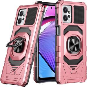 Robotic Series Hybrid Case with Ring Grip for Motorola Moto G Power 5G 2023 - Rose Gold