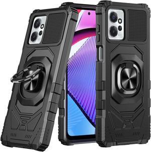 Robotic Series Hybrid Case with Ring Grip for Motorola Moto G Power 5G 2023 - Black