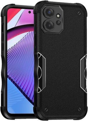 Military Grade Shockproof Hybrid Armor Case for Motorola Moto G Power 5G 2023 - Black