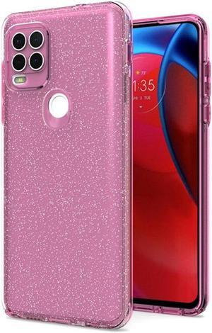 Full Glitter Hybrid Protective Case for Motorola Moto G Stylus 5G 2021 - Pink