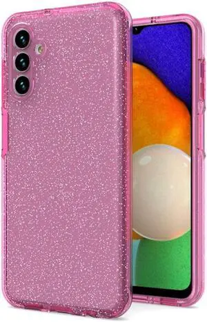 Full Glitter Hybrid Protective Case for Samsung Galaxy A13 5G - Pink
