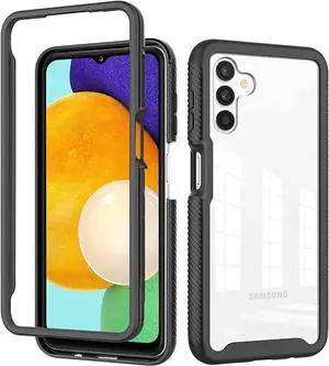 Transparent Hybrid Case for Samsung Galaxy A13 5G - Black