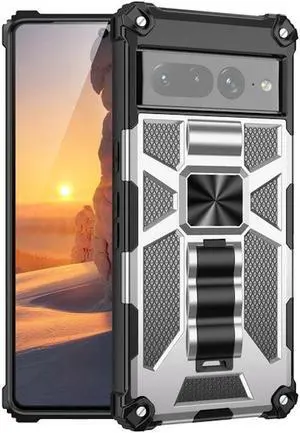 Tough Ultra Rugged Hybrid Case for Google Pixel 7 Pro - Silver