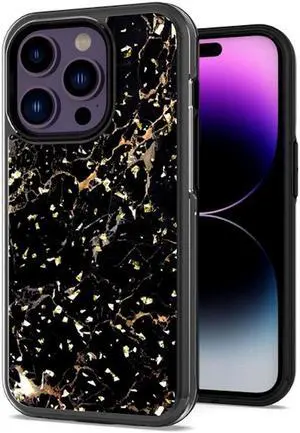 Karat Series Hybrid Case for iPhone 14 Plus - Marble Black