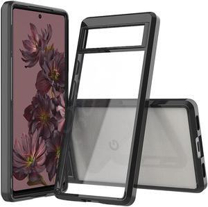 Fusion Shield Tough Snap-on Transparent Case for Google Pixel 7 - Black