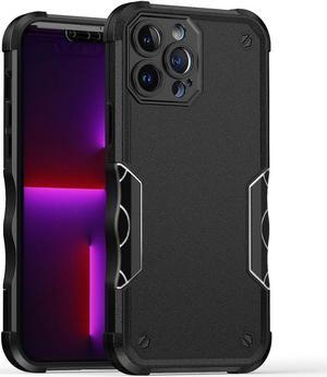 Military Grade Shockproof Hybrid Armor Case for iPhone 14 Plus - Black