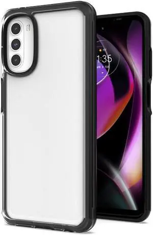 Translucent Series Hybrid Case for Motorola Moto G 5G 2022 - Black