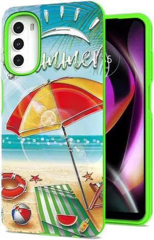 Designer Series Hybrid Case for Motorola Moto G 5G 2022 - Summer
