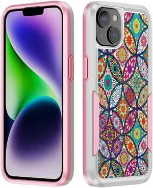 TUFF Hybrid Armor Case for iPhone 14 - Mediterranean Tiles TUFF Hybrid Armor Case for iPhone 14 - Mediterranean Tiles