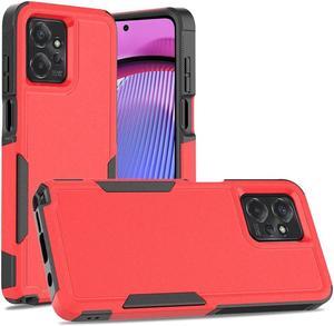 Military Grade TUFF Hybrid Armor Case for Motorola Moto G Power 5G 2023 - Red