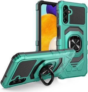 Military Grade Robotic Series Hybrid Case with Ring Grip for Samsung Galaxy A15 5G - Green