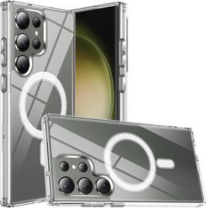 Tough Shield Clear Case with MagSafe Magnetic Ring for Samsung Galaxy S24 Ultra