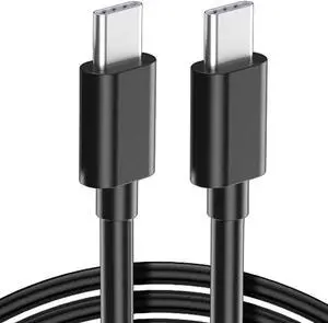 4 Ft. High-Speed USB-C to USB-C Charge & Sync Cable - Black