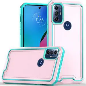 Military Grade TUFF Rank Hybrid Armor Case for Motorola Moto G Play 2023 - Pink