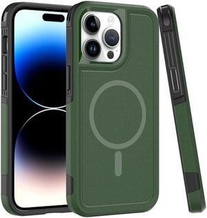 TUFF Hybrid Armor Case with MagSafe for iPhone 15 Pro Max - Green