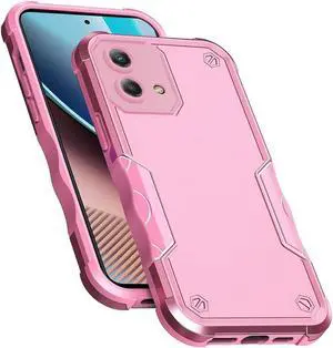 Military Grade Shockproof Hybrid Armor Case for Motorola Moto G Stylus 5G 2023 - Pink